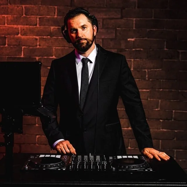 Matt DJing at an event