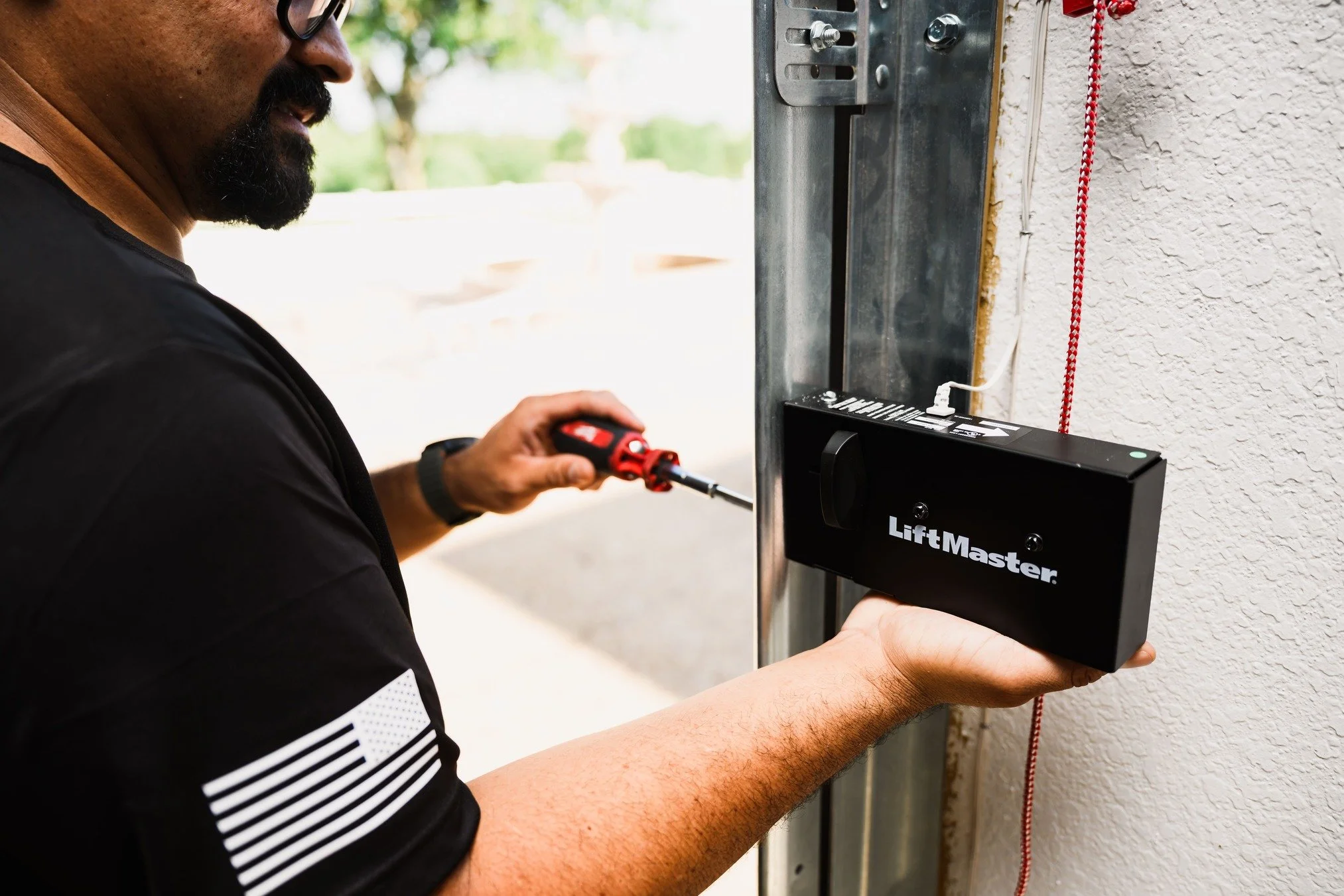 Martin garage door installation in Cedar Park and Greater Austin by Squared Away
