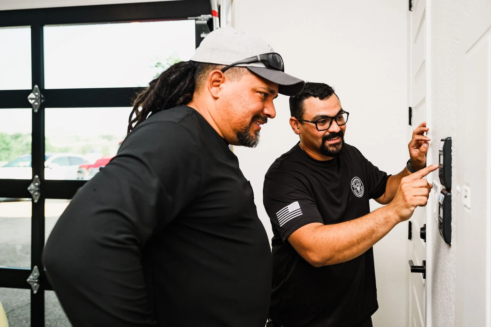 Marantec garage door opener repair and installation in Cedar Park and Greater Austin by Squared Away