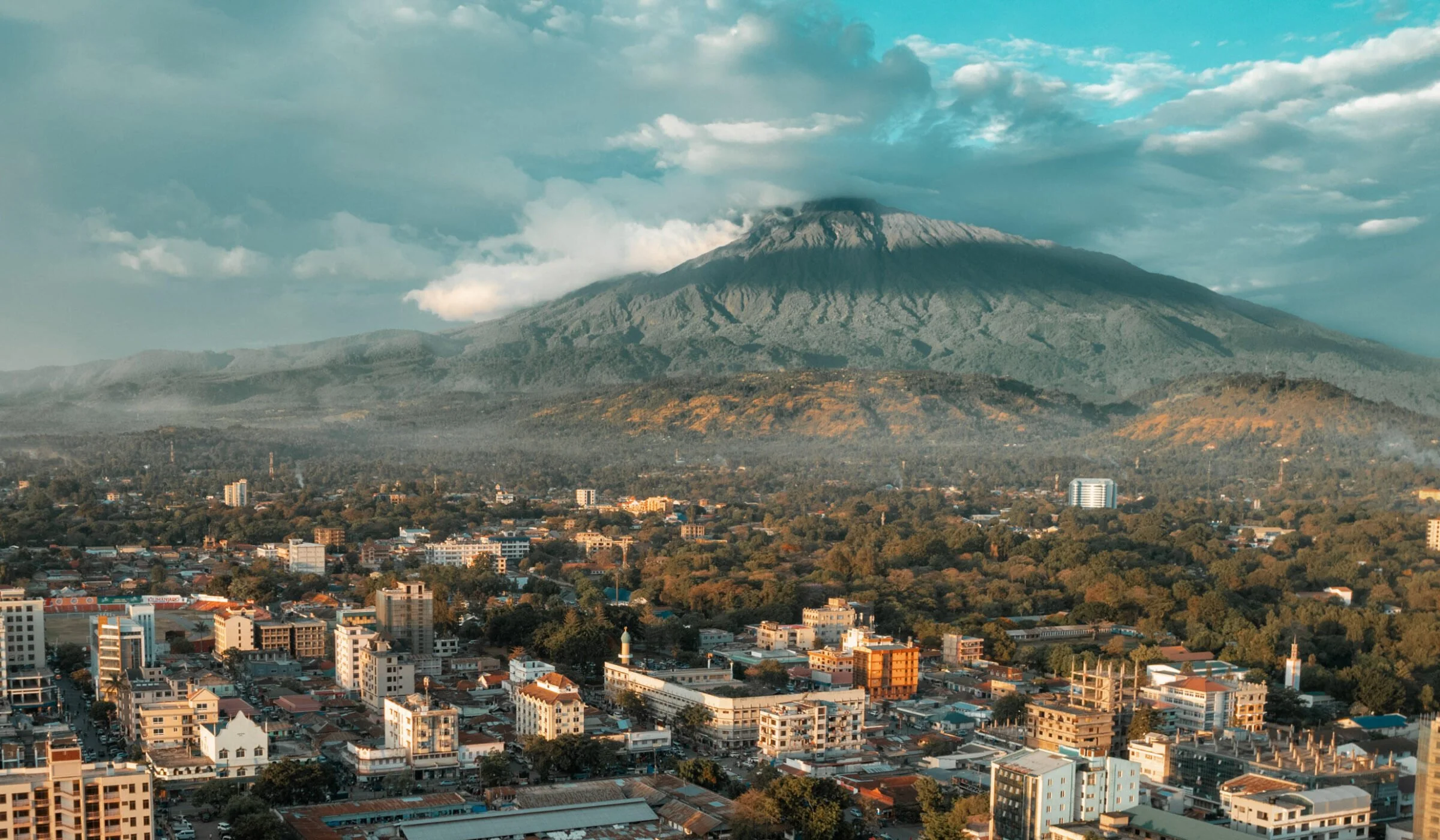 Arusha, beneath Mount Meru