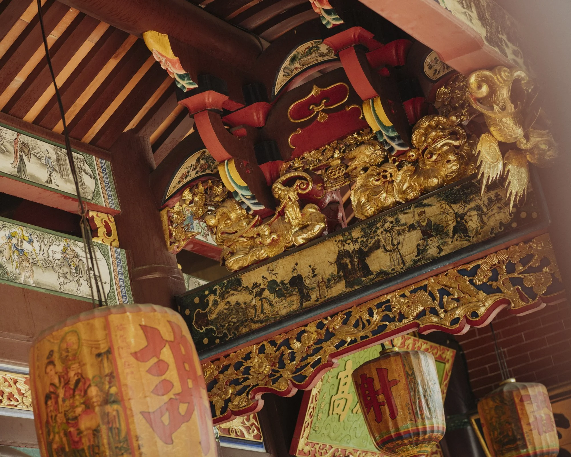 Carved and gilded heritage interior in George Town