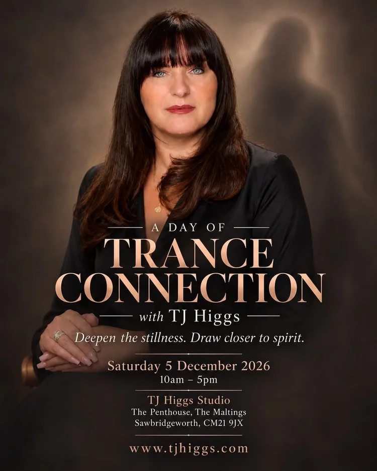 A Day of Trance Connection with TJ Higgs, Saturday 5 December 2026, 10am to 5pm, TJ Higgs Studio, Sawbridgeworth