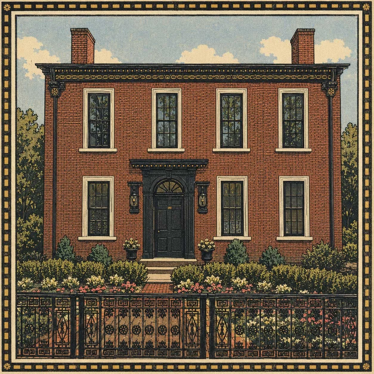 Illustration of Warner House at The Buxton Inn