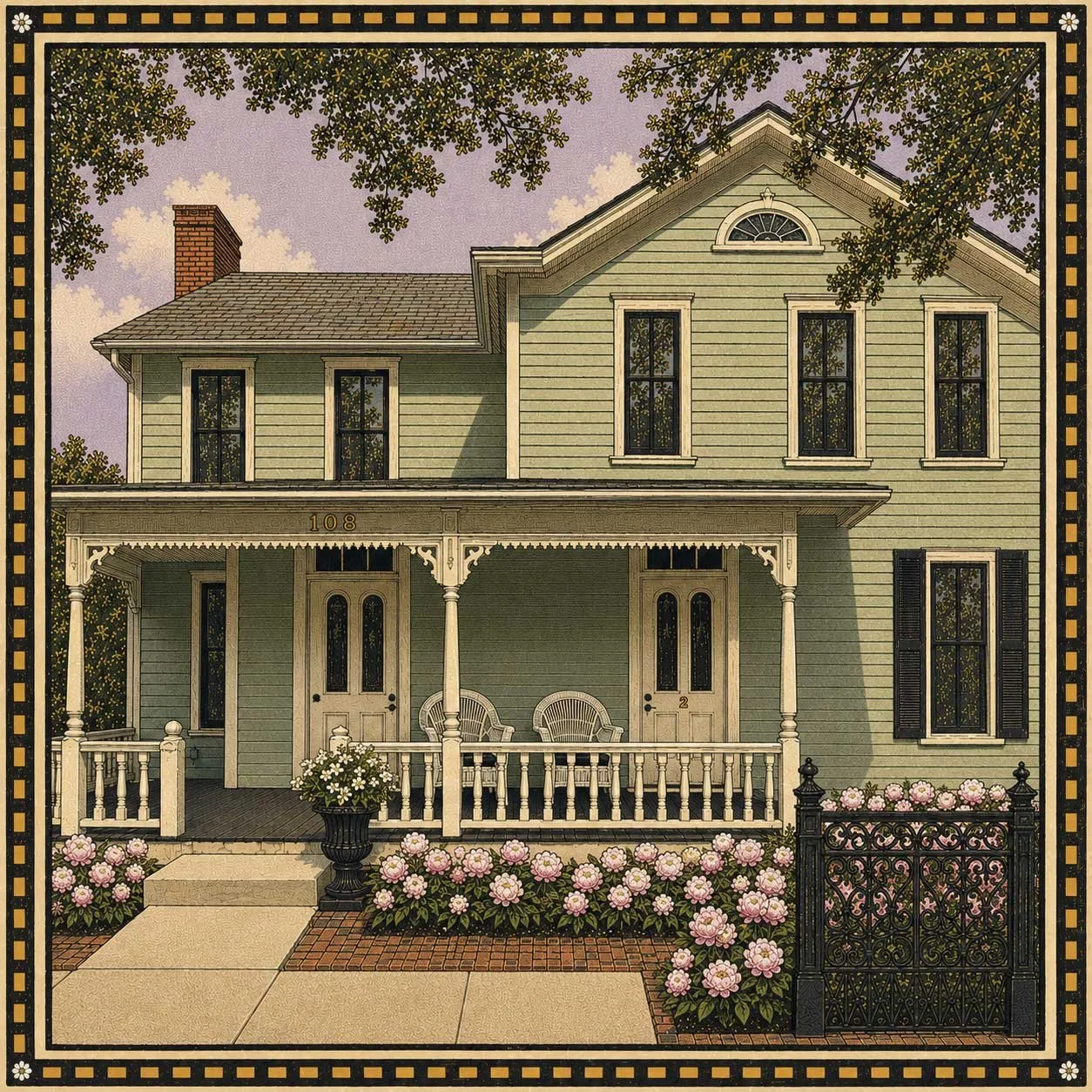 Illustration of Pearl House at The Buxton Inn