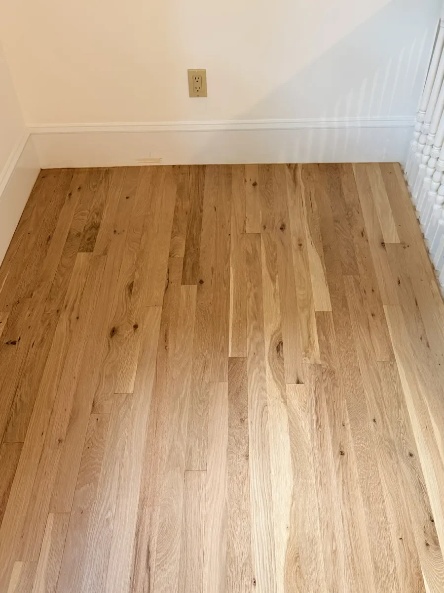 Cambridge project: landing — refinished boards