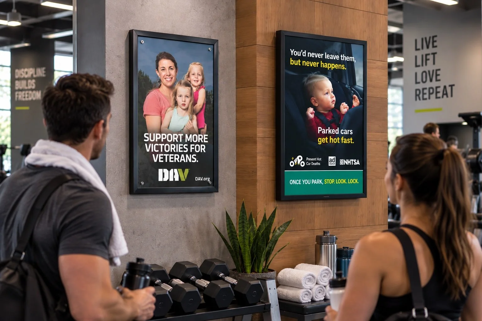 PSA Ads in Public