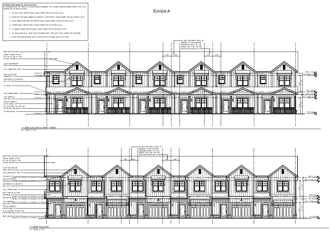 Regency unit plans