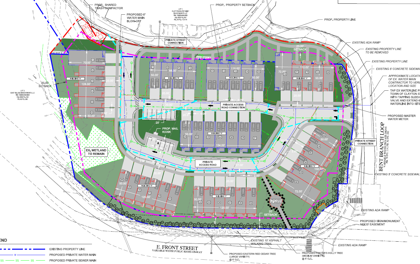 Regency site plan