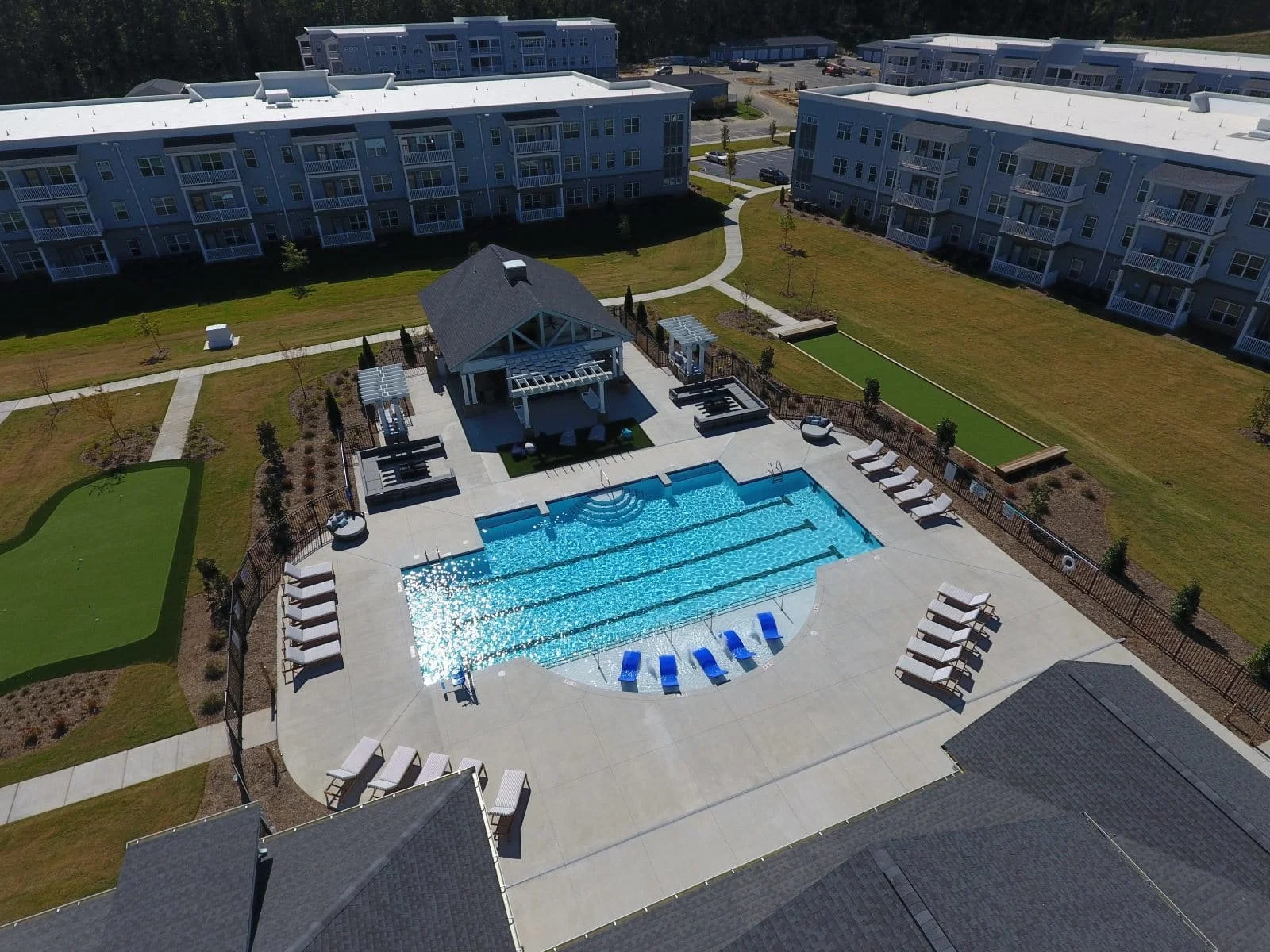 Indigo at Cross Creek aerial