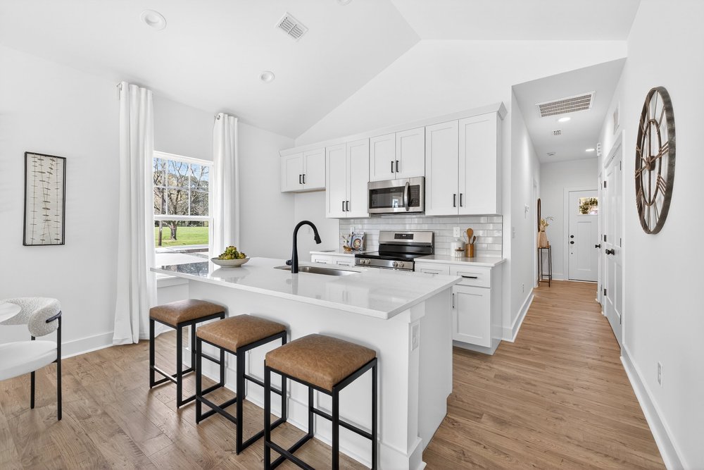 Living area in a new construction home by Broadtail Homes in Kannapolis, NC