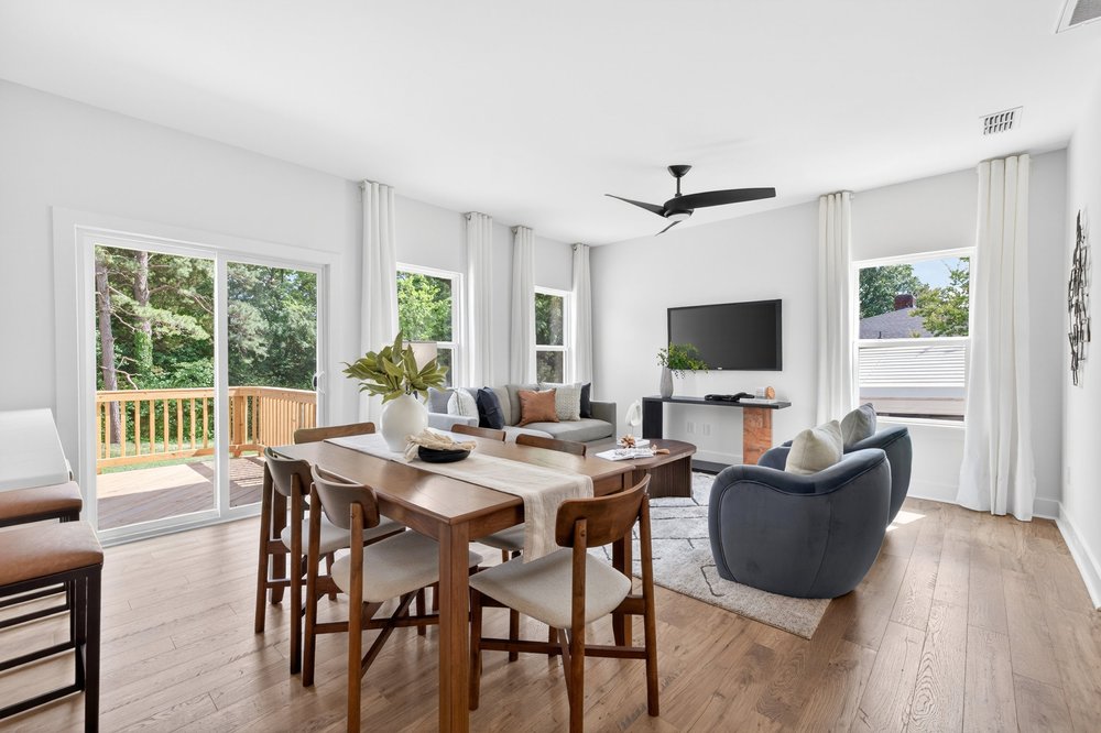 New construction home interior by Broadtail Homes at 675 Fisher St, Concord, NC