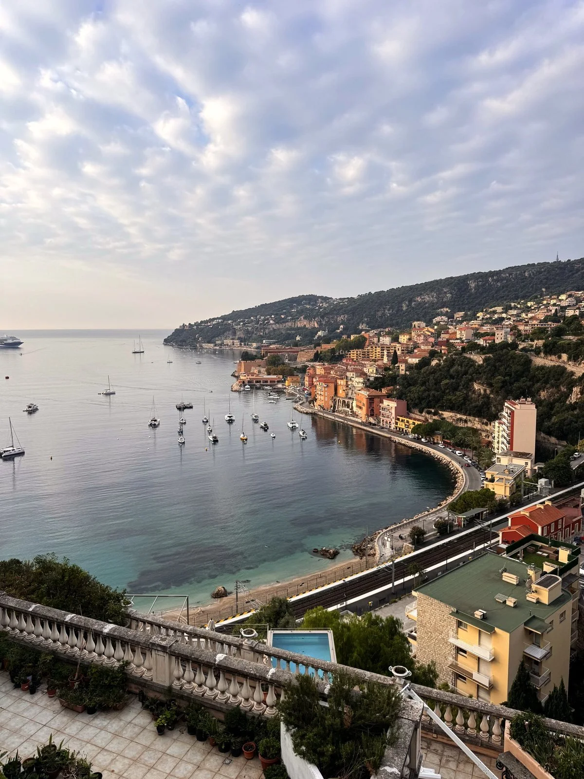 View over the bay of Villefranche-sur-Mer