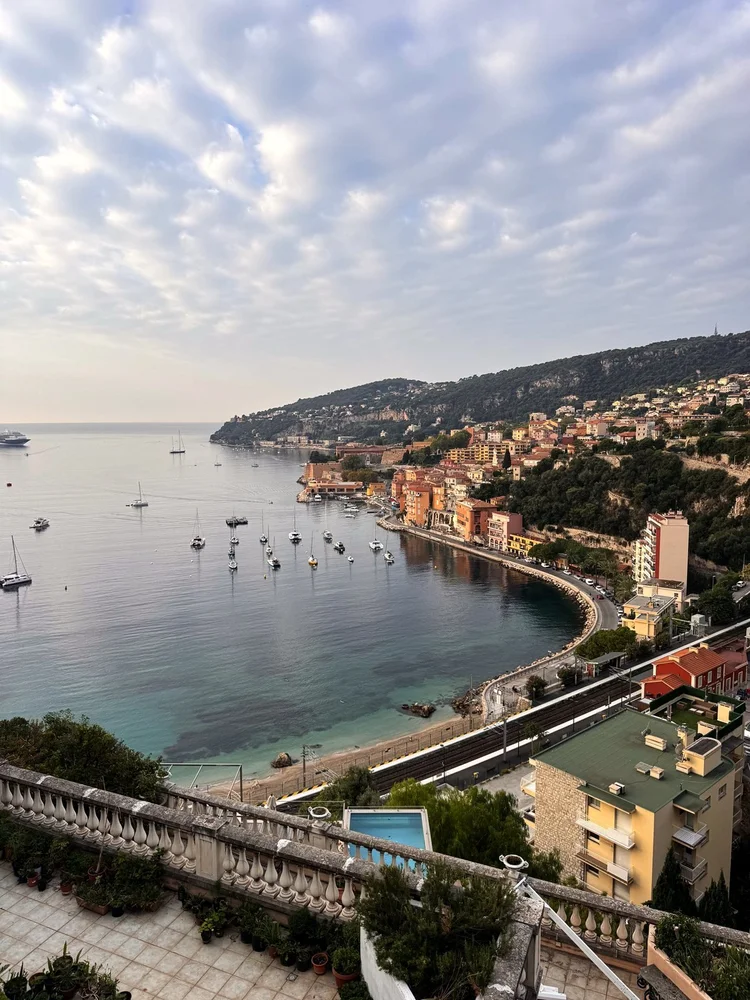 View over the bay of Villefranche-sur-Mer