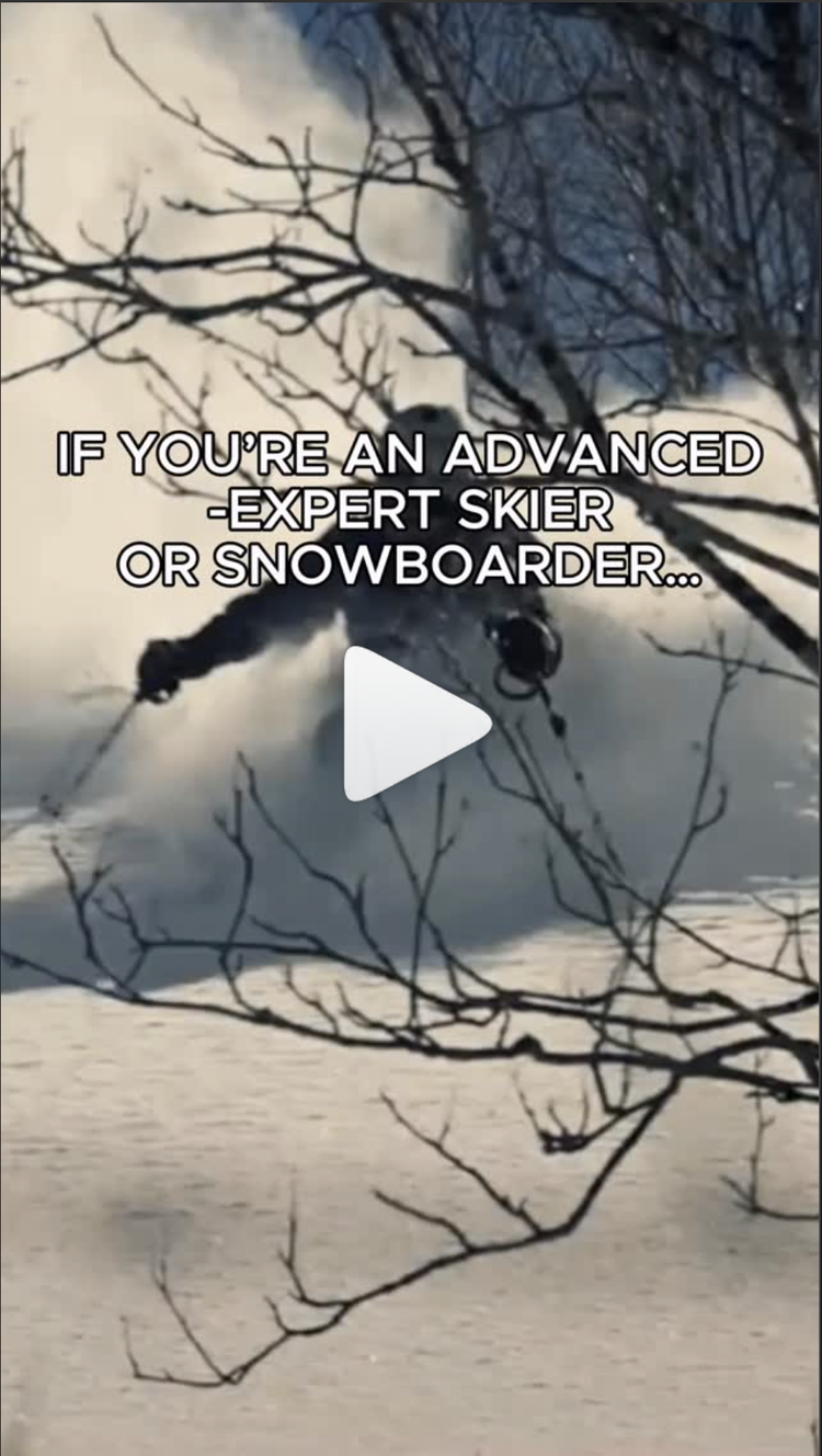 person skiing