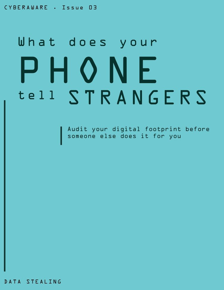 CyberAware cover: What does your phone tell strangers