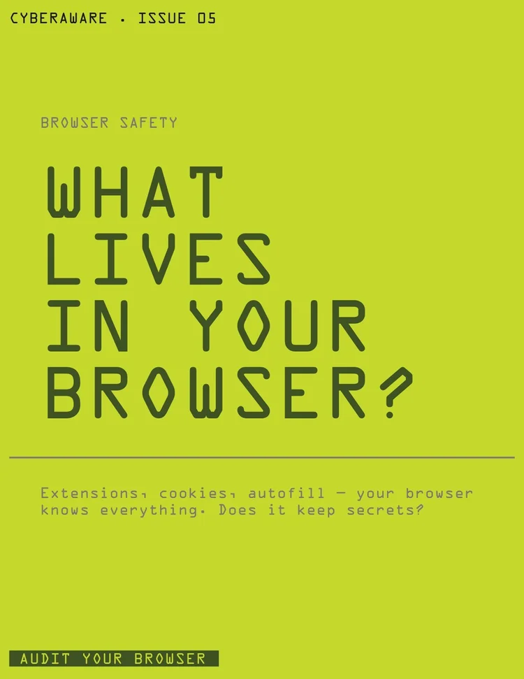 CyberAware cover: What Lives in Your Browser?
