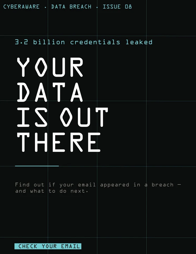 CyberAware cover: Your Data Is Out There
