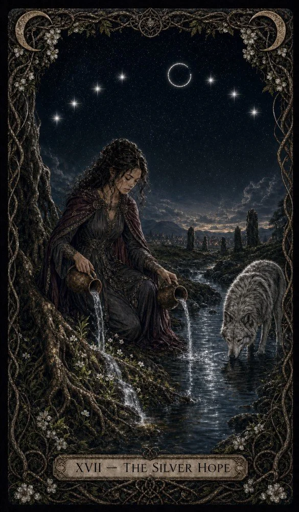 The Silver Hope — The Woven Fates tarot deck
