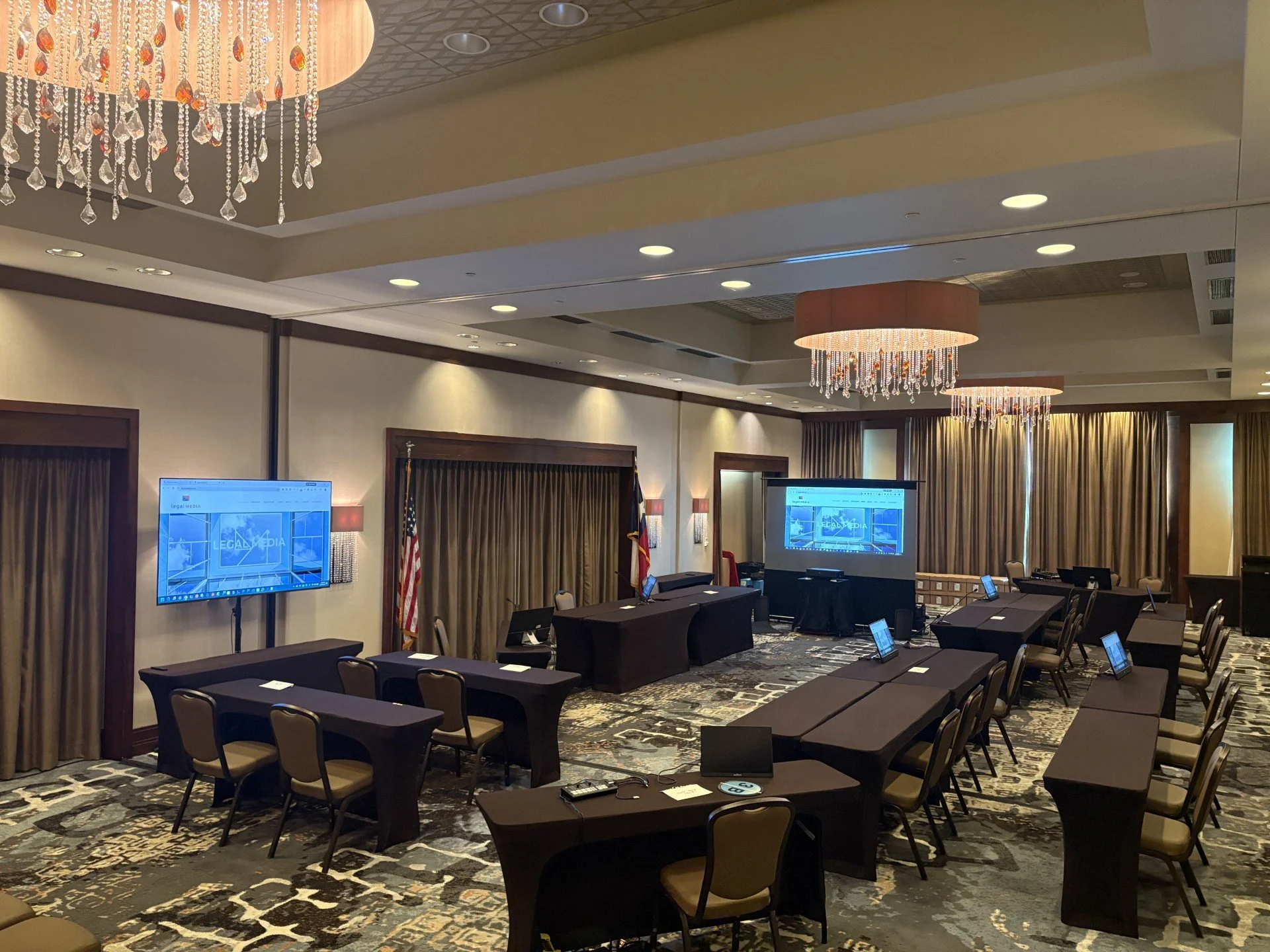 Hotel conference center AV rental Houston TX