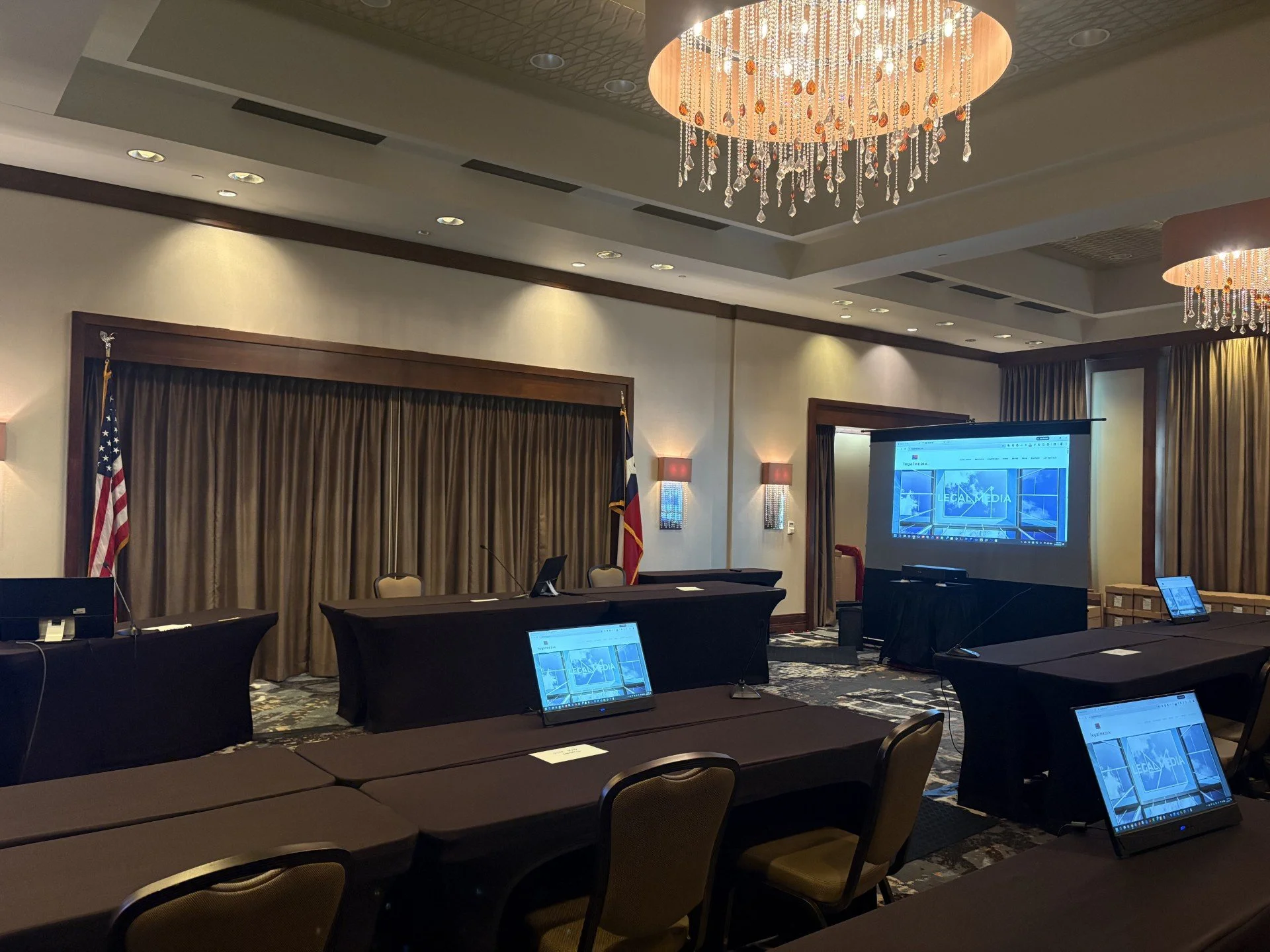Hotel conference center AV rental Houston TX