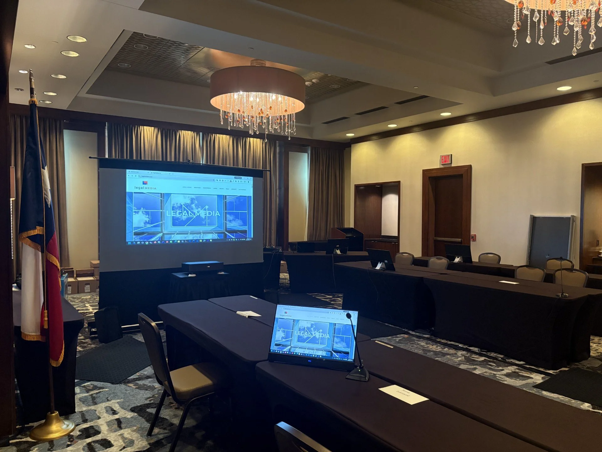 Hotel conference center AV rental Houston TX