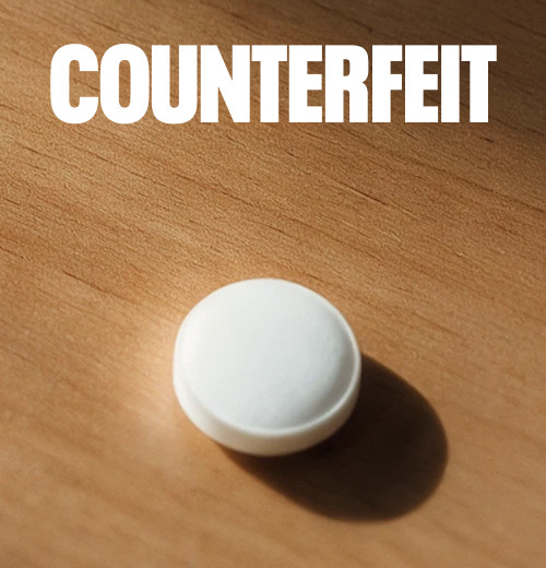 Placeholder for counterfeit pill image