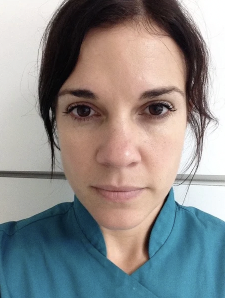 After treating photodamaged skin