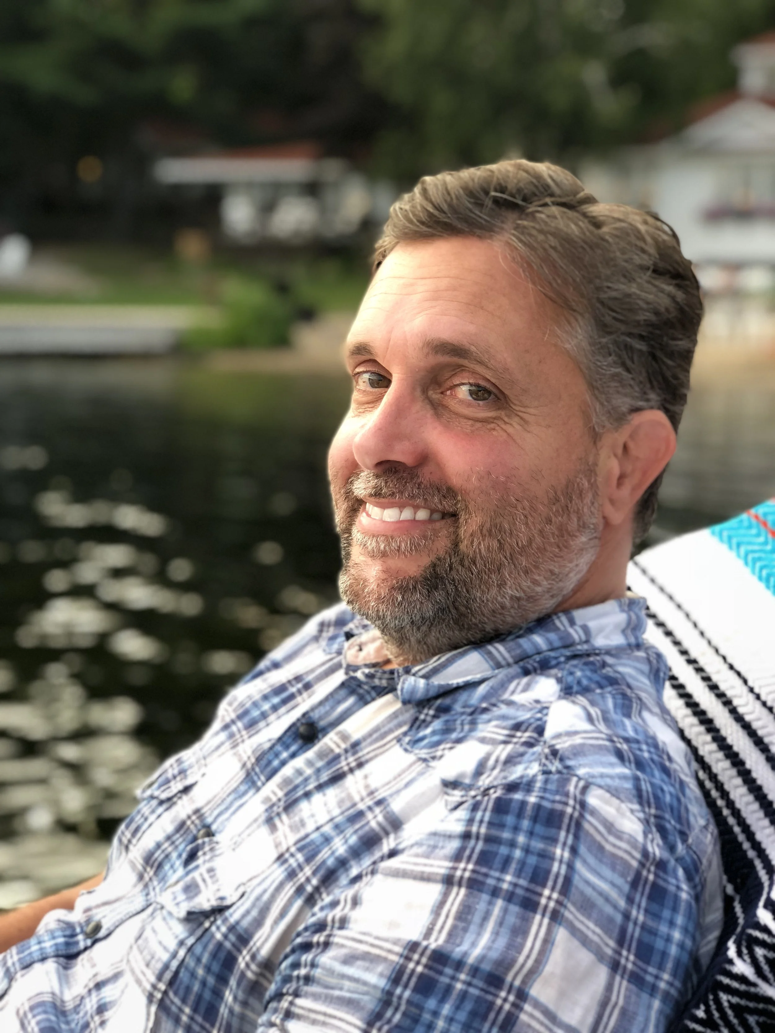 Graham Kingma in 2018 at the lake