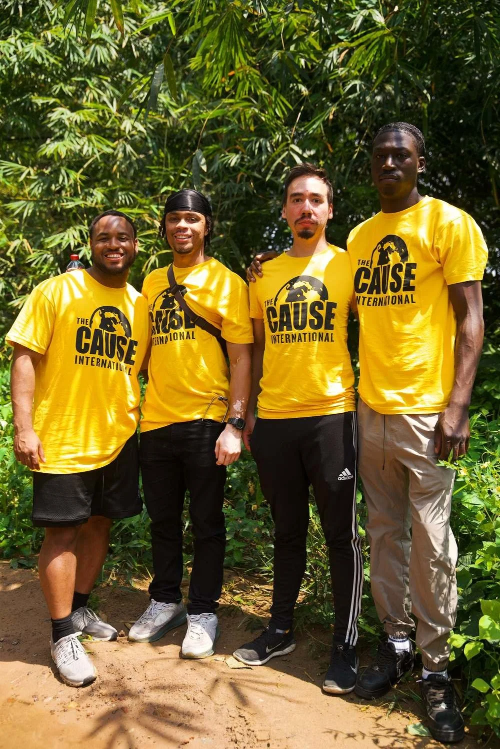 The Cause International team on site in Ghana