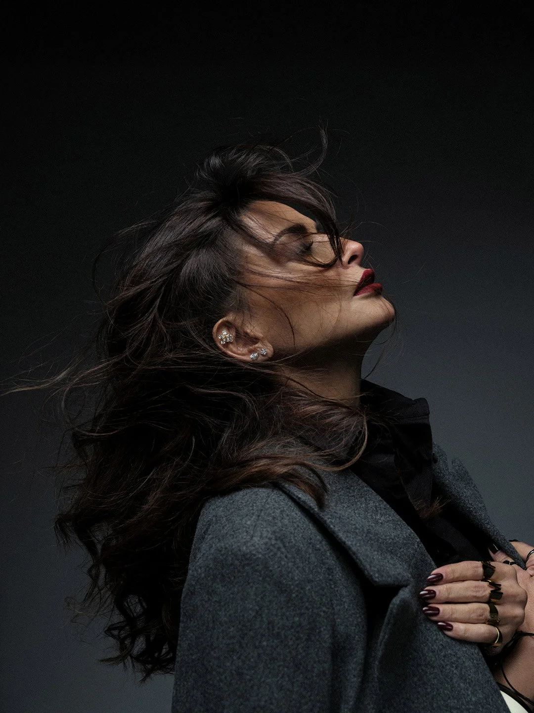 Tima Abid at Riyadh Fashion Week, photographed by XYZ