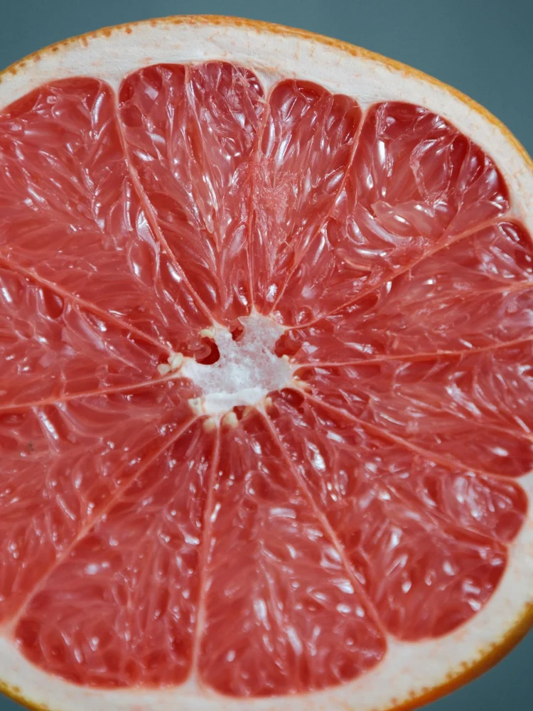 Ginger Flower, grapefruit detail
