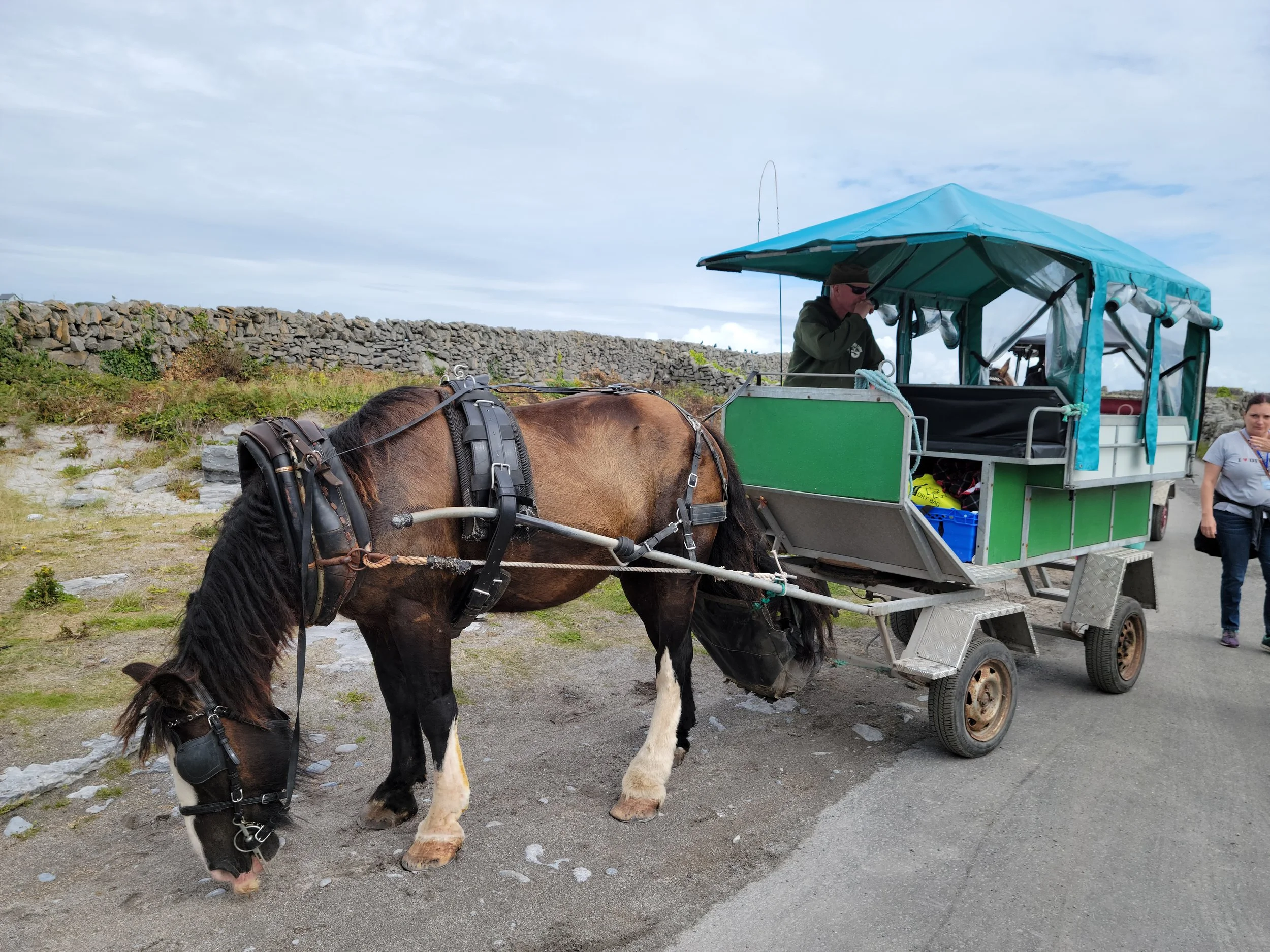 A rural road on the Aran Islands