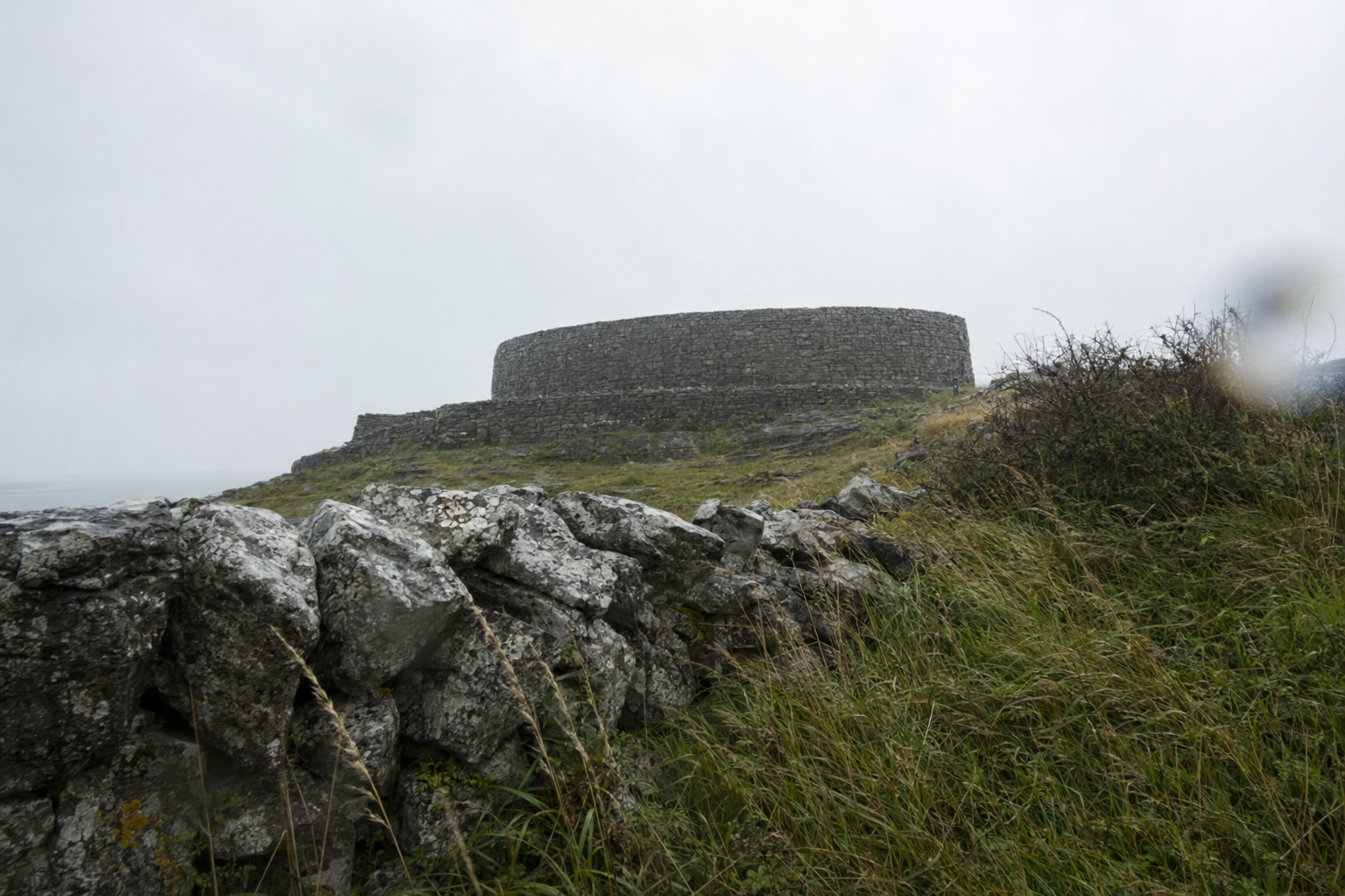 Dún Chonchúir Rain, Inis Meáin, Aran Islands, Ireland