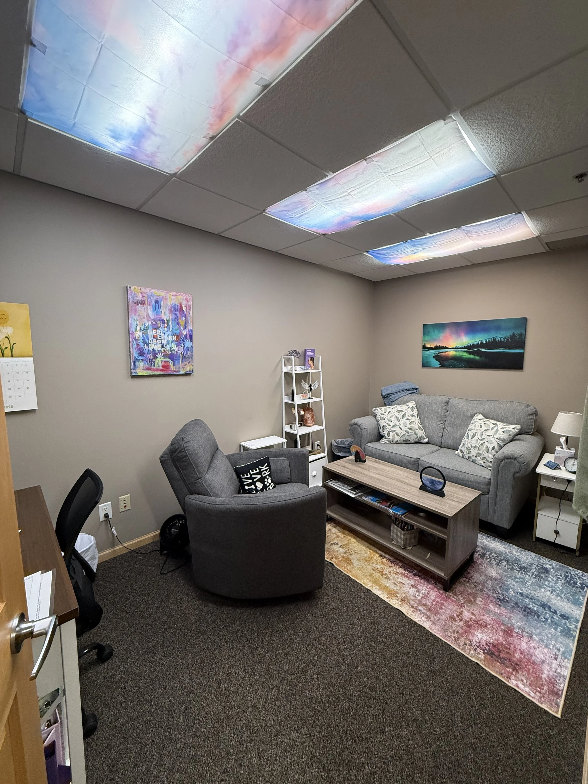 Kelly's office at Redefine Mental Health & Wellness