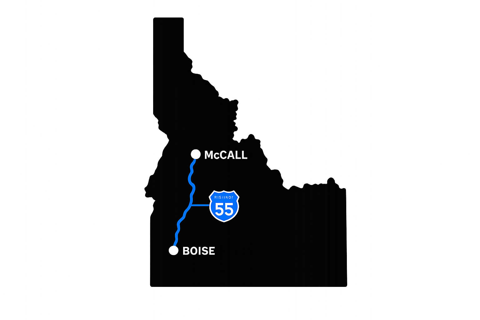 Idaho service area map for Idaho Pest Control Crew
