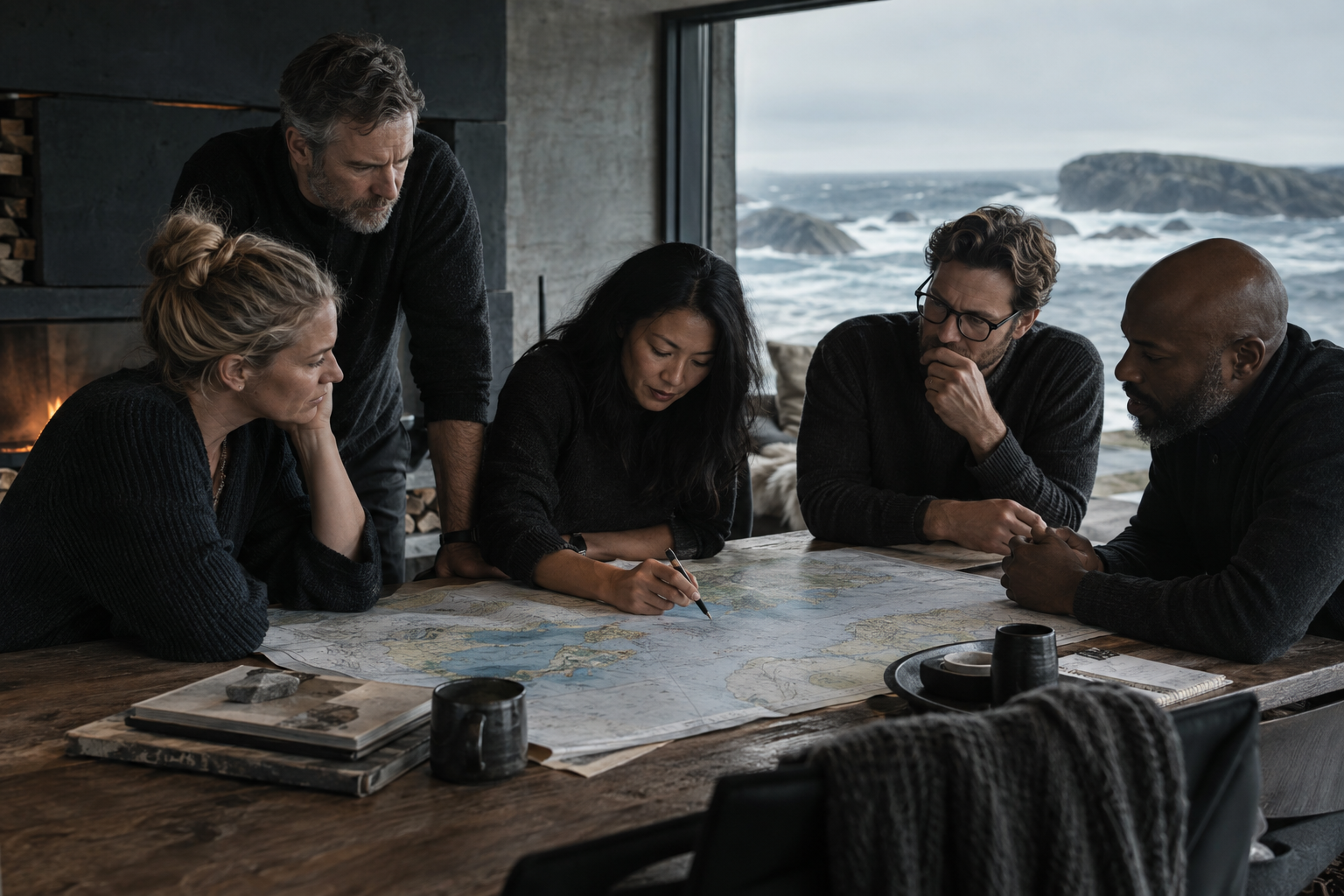 Executive leaders making a plan together
