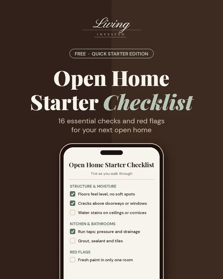 Open Home Starter Checklist: 16 essential checks and red flags for your next open home