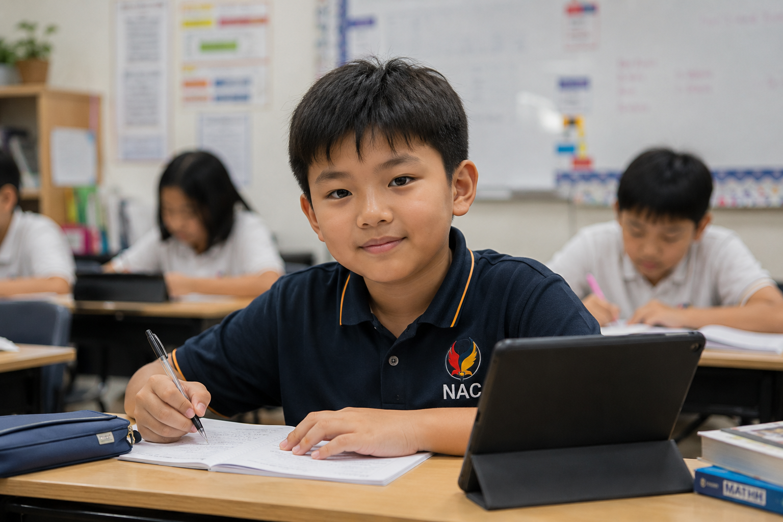 James, a Grade 5 student who needs support at NAC
