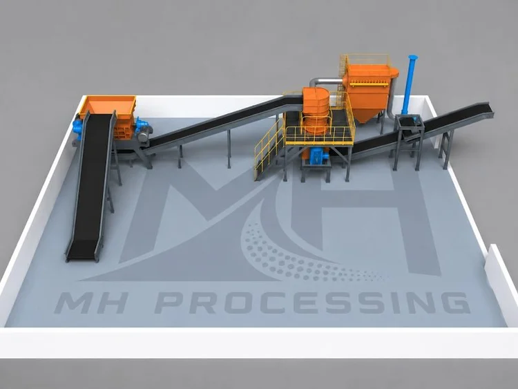 Concept layout of the proposed line