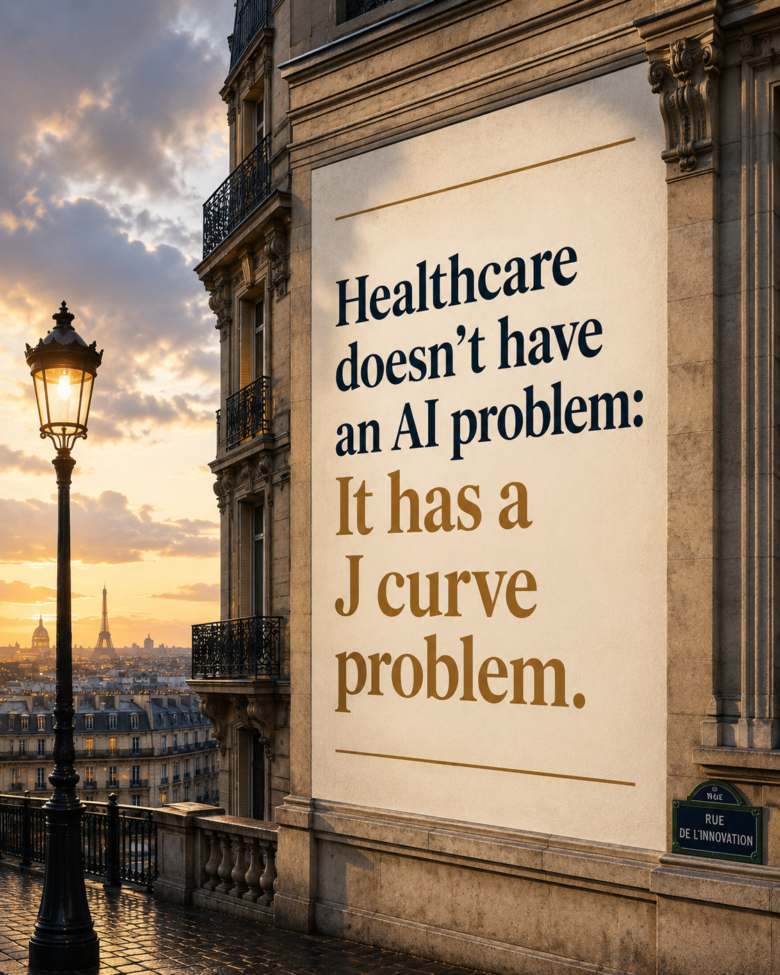 Healthcare doesn't have an AI problem: it has a J-curve problem.