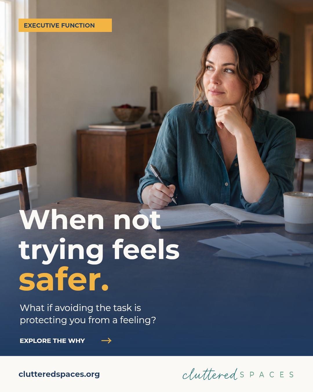 When not trying feels safer