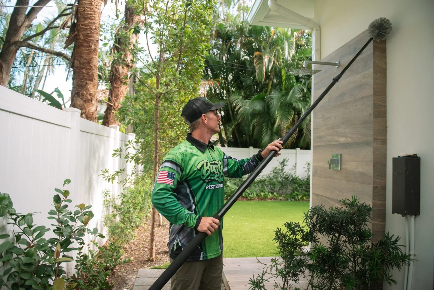 Buggify Pest Solutions technician at a Boca Raton home