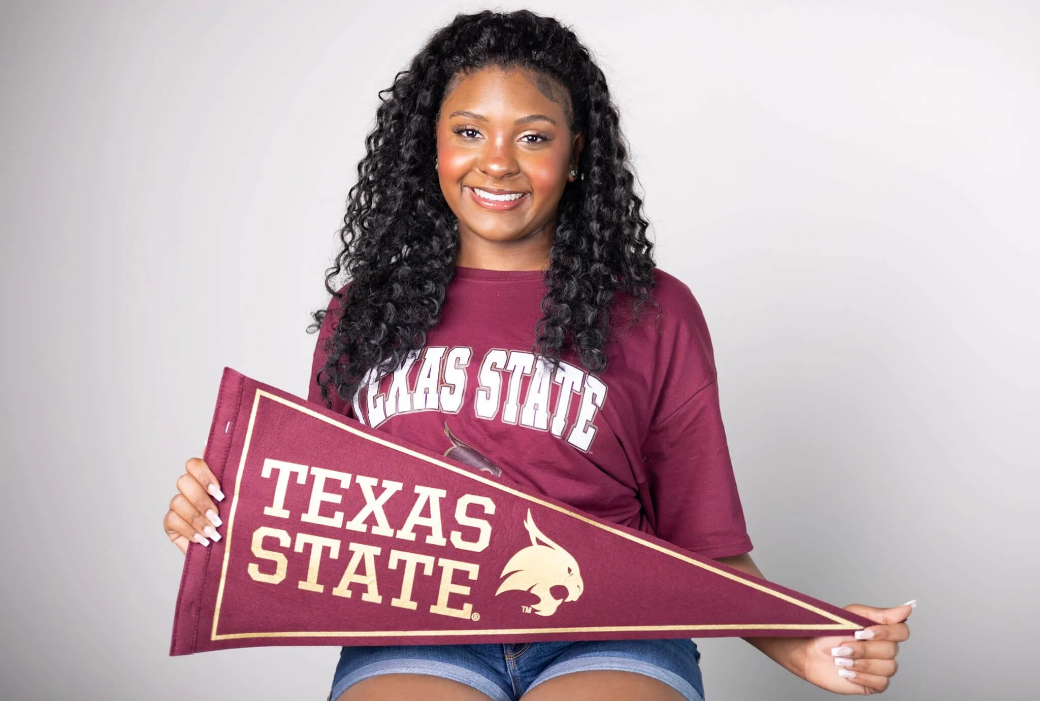 Graduation portrait photographed by BeeCaptured