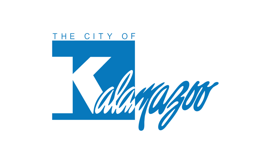 The logo for the city of Kalamazoo.
