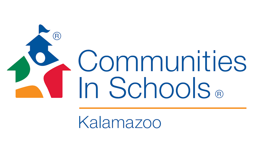 The logo for Communities in Schools, Kalamazoo.