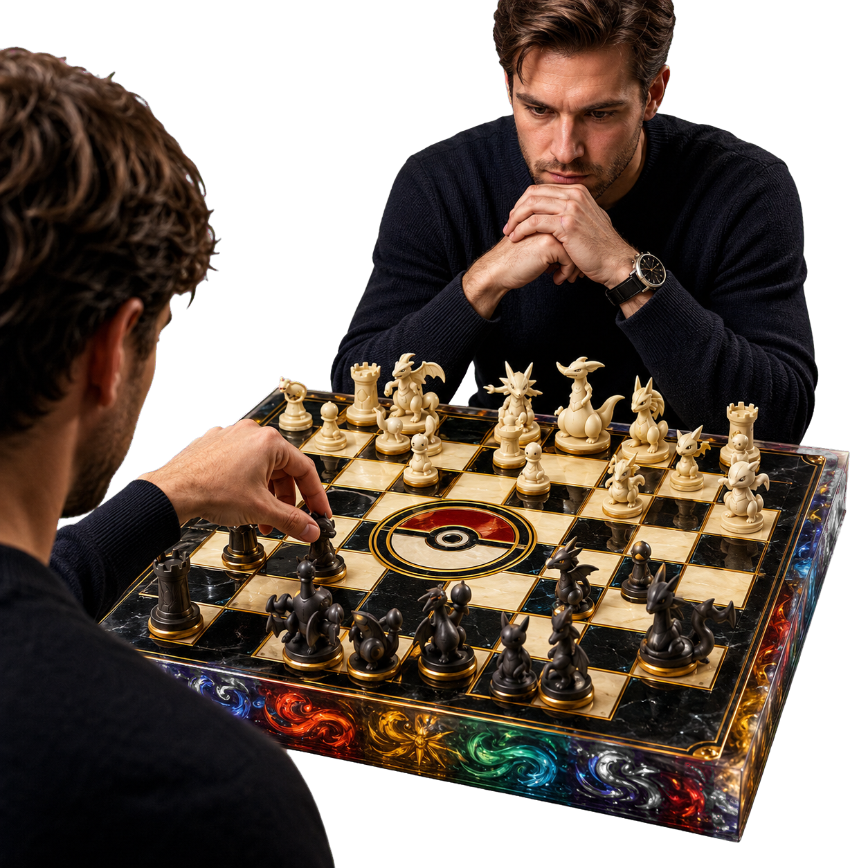 Four Elements chessboard in play