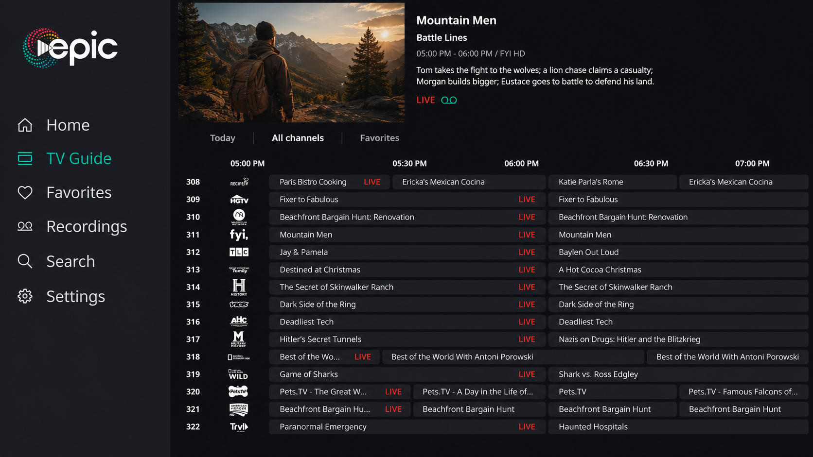 EPIC programming guide