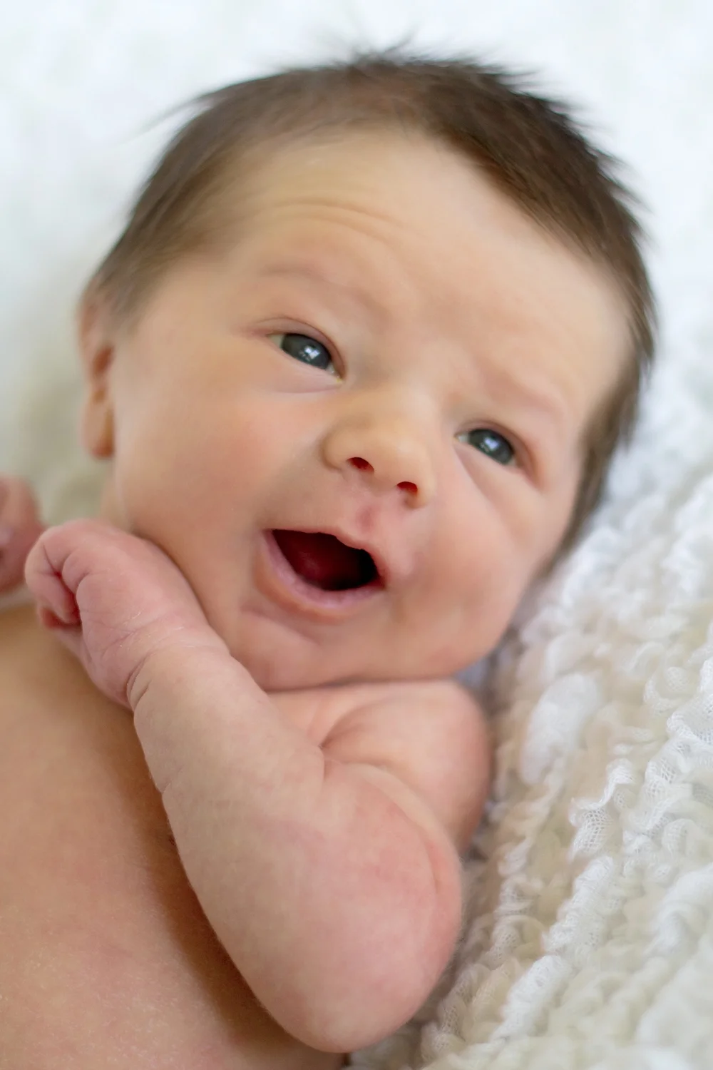 William as a newborn