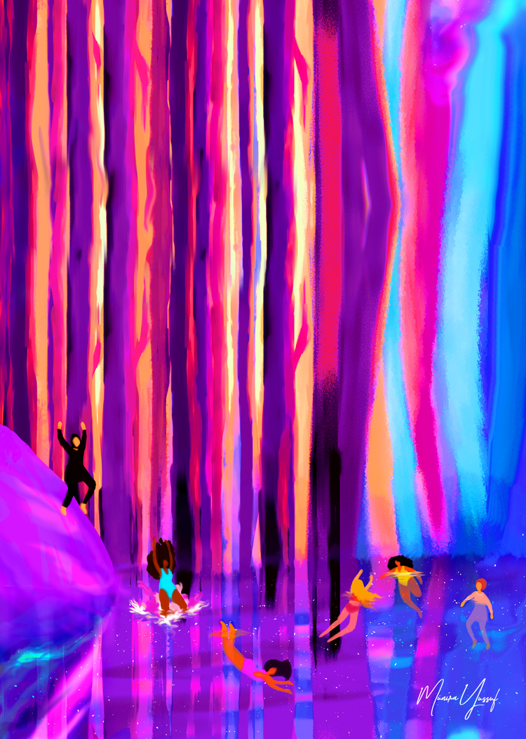 Intersectionality — original artwork by Munira Yussuf