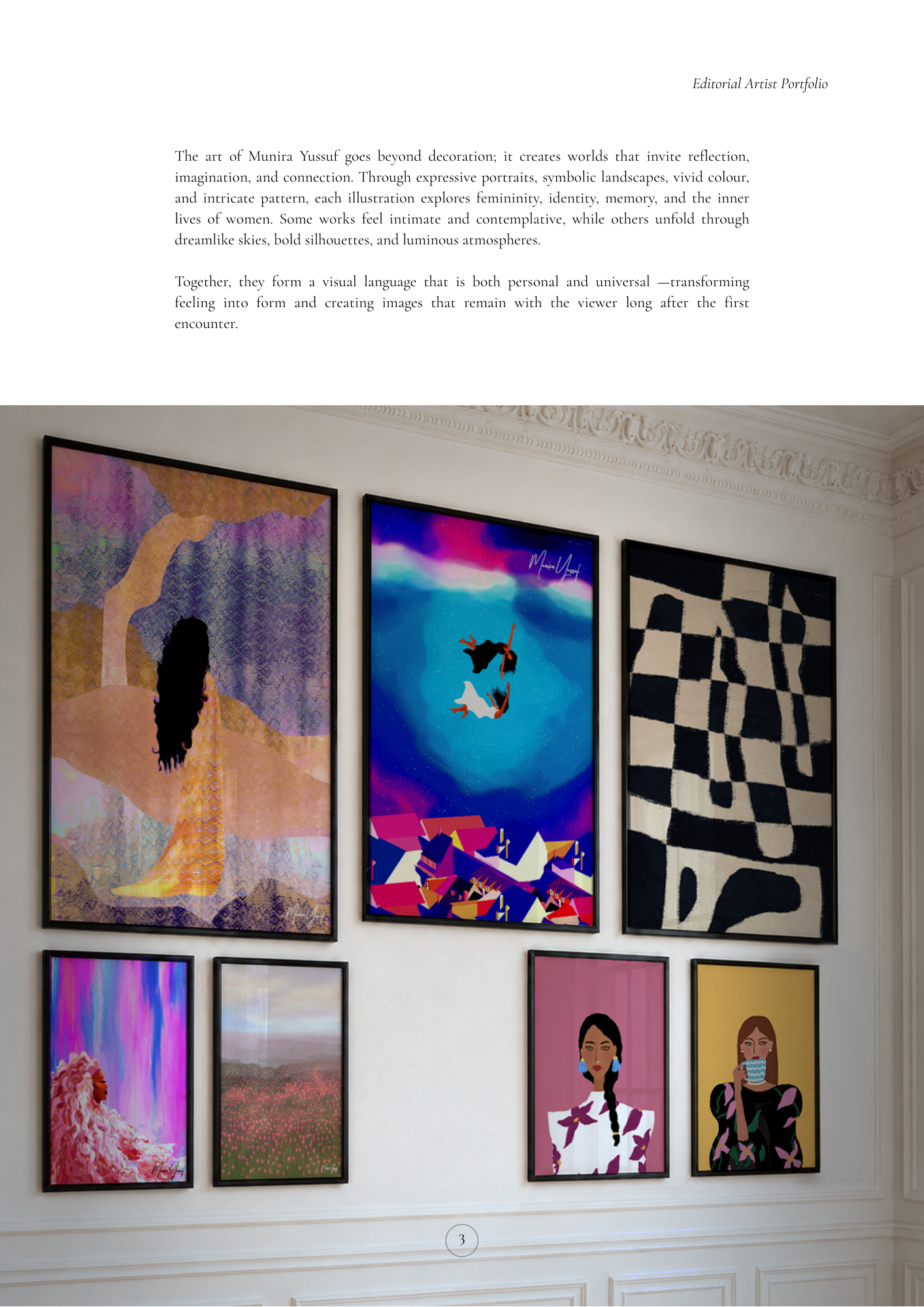 Munira Yussuf artist magazine page 4